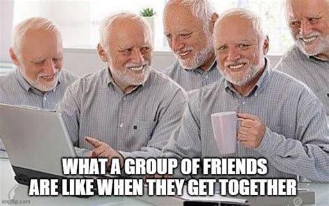 group of friends meme